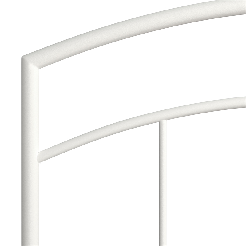 Hillsdale Furniture Julien Full Metal Headboard Textured White