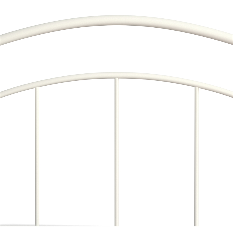 Hillsdale Furniture Julien Full Metal Headboard Textured White