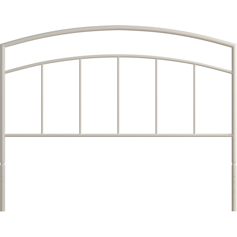 Hillsdale Furniture Julien Full Metal Headboard Textured White