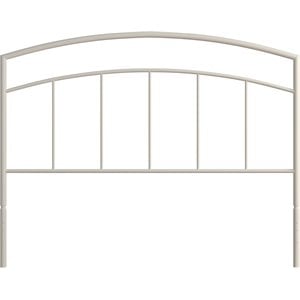 Hillsdale Furniture Julien Full Metal Headboard Textured White