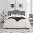 Hillsdale Furniture Provence Upholstered Full/Queen Headboard Glacier Gray