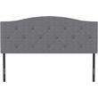 Hillsdale Furniture Provence Upholstered Full/Queen Headboard Glacier Gray