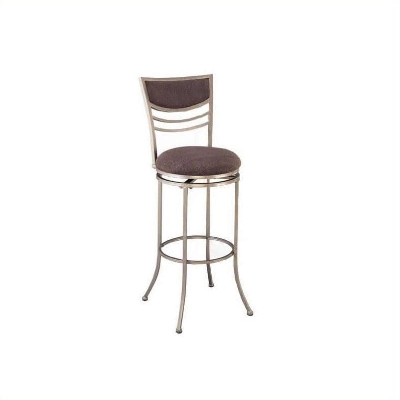 Hillsdale Amherst 30 Swivel Metal Champagne Finish Bar stool