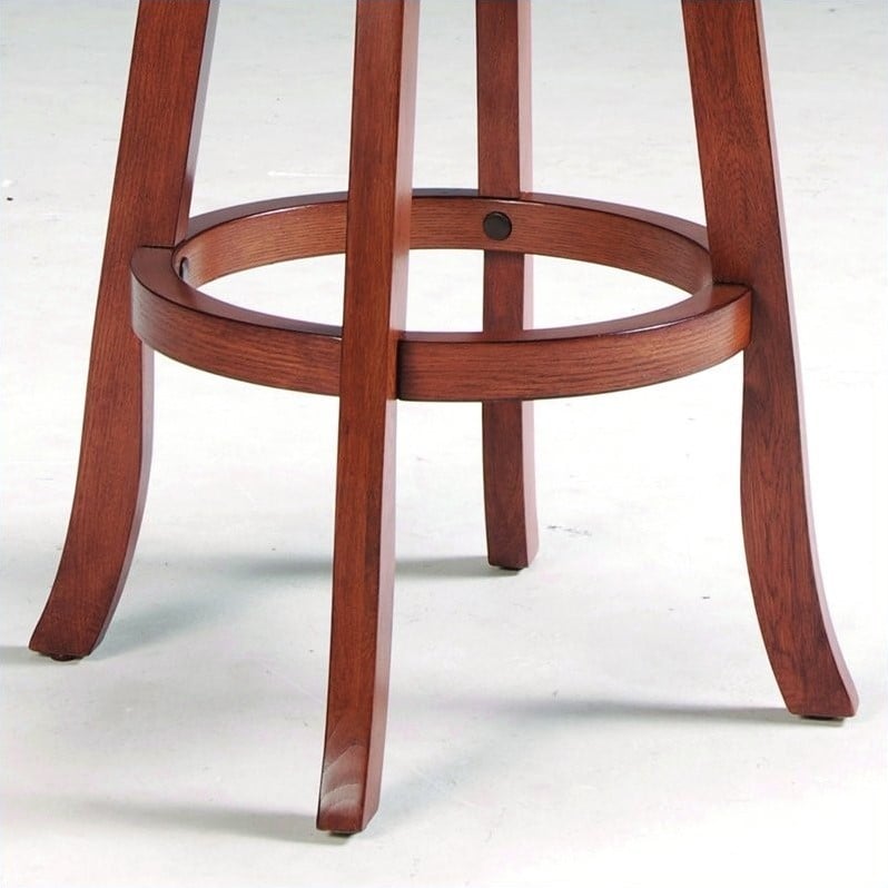 Hillsdale Park View 30 Swivel Arm Medium Brown Oak Bar Stool