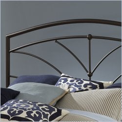 Hillsdale Thompson Metal Smoke Silver Headboard  