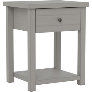 Living Essentials by Hillsdale Harmony Wood Accent Table in Gray