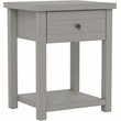 Living Essentials by Hillsdale Harmony Wood Accent Table in Gray