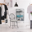 Hillsdale Furniture O'Malley Metal Vanity Stool Metallic Gray