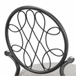 Hillsdale Furniture O'Malley Metal Vanity Stool Metallic Gray