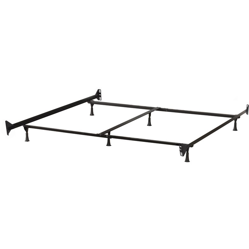 Hillsdale California King Metal Bed Frame Black
