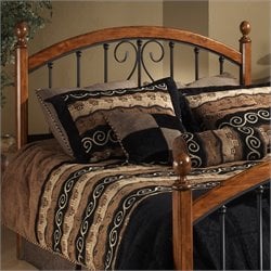 Hillsdale Burton Way Metal Headboard in Cherry Finish [55110]