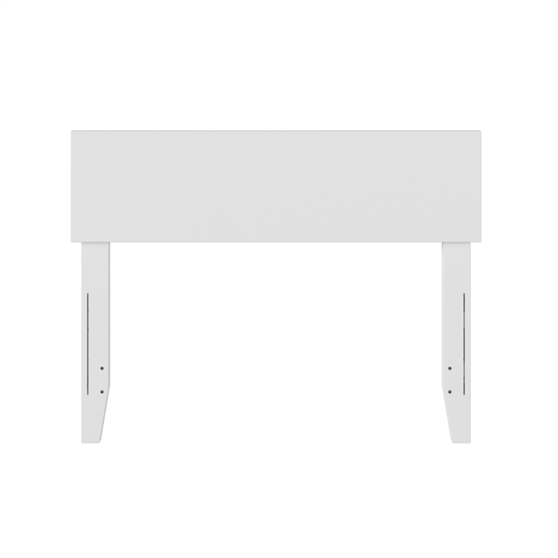 Orlando Twin Modern Wood Panel Headboard in White