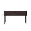 Orlando Full Modern Wood Panel Headboard in Espresso