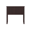 Nantucket Twin Wood Panel Headboard in Espresso