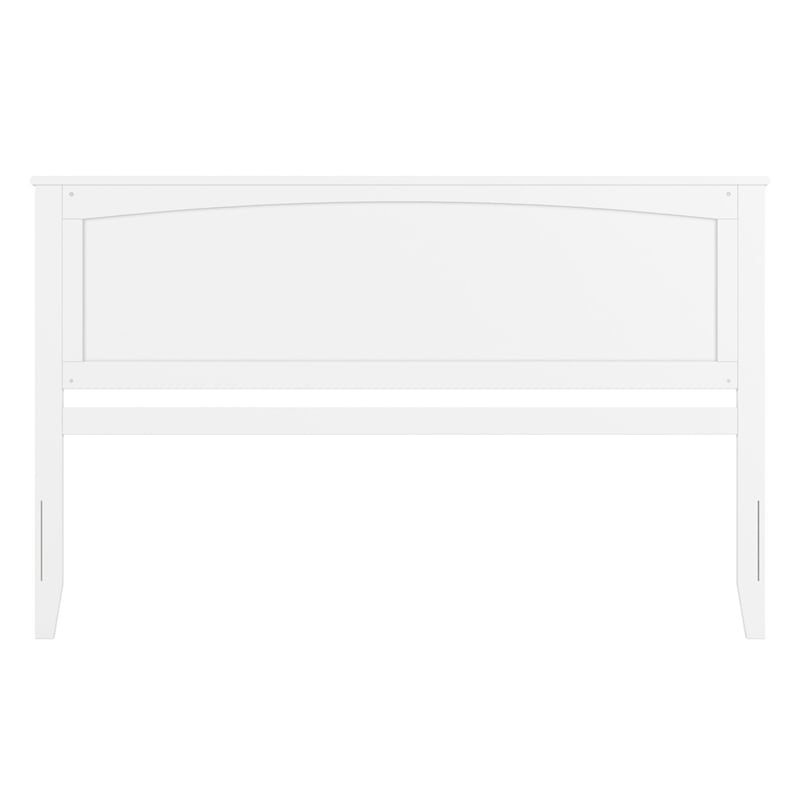 Nantucket King Wood Panel Headboard in White