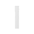 AFI Newport Full Wood Bookcase Headboard in White