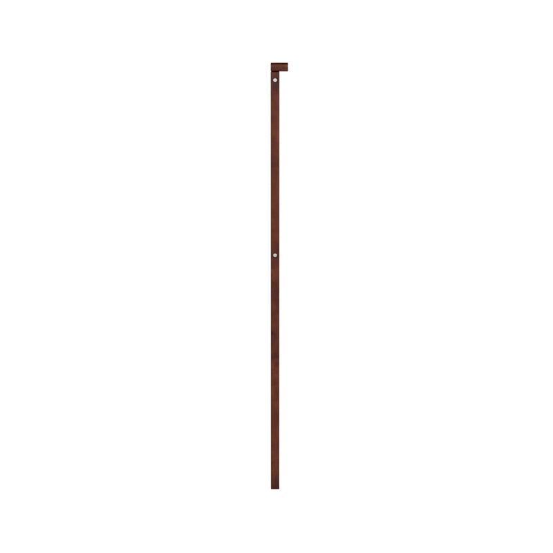 Madison King Solid Wood Panel Headboard in Walnut