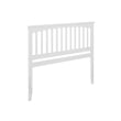 Mission Queen Wood Headboard in White