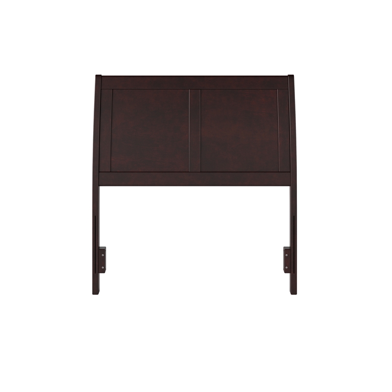 Portland Twin Sleigh Wood Headboard in Espresso