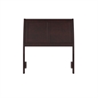 Portland Twin Sleigh Wood Headboard in Espresso