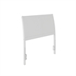 Portland Twin Sleigh Wood Headboard in White