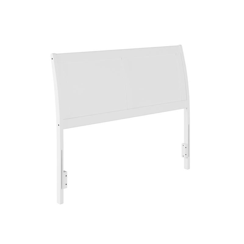 Portland Full Sleigh Wood Headboard in White