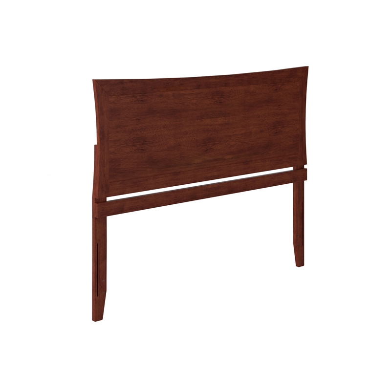 AFI Metro Queen Wood Headboard with USB Charging Station in Walnut
