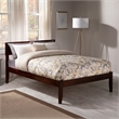 Orlando Full Solid Wood Platform Bed in Walnut