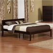 Orlando Queen Solid Wood Platform Bed in Espresso