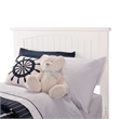 Nantucket Twin Solid Wood Platform Bed in White