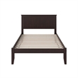 Nantucket Full Solid Wood Platform Bed in Espresso