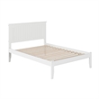 Nantucket Full Solid Wood Platform Bed in White