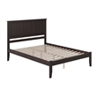 Madison Queen Solid Wood Platform Bed in Espresso