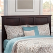 Madison Queen Wood Foundation Bed with Matching Footboard in Espresso