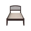 Richmond Twin XL Solid Wood Platform Bed in Espresso