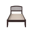 Richmond Twin Solid Wood Platform Bed in Espresso