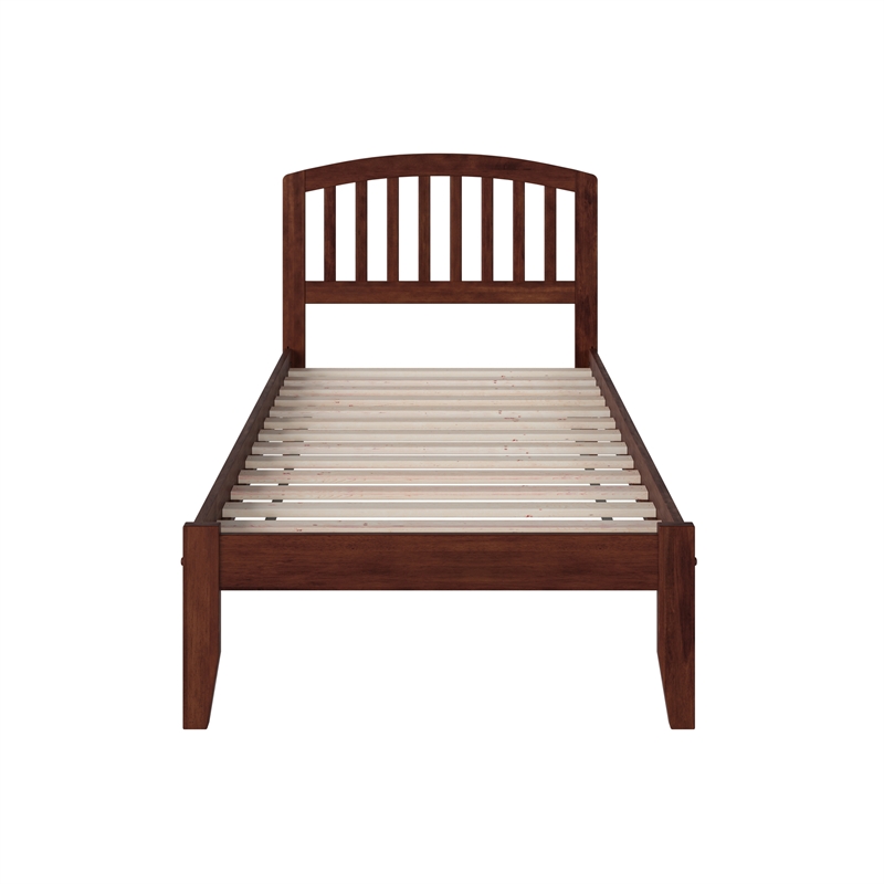 Richmond Twin Solid Wood Platform Bed in Walnut