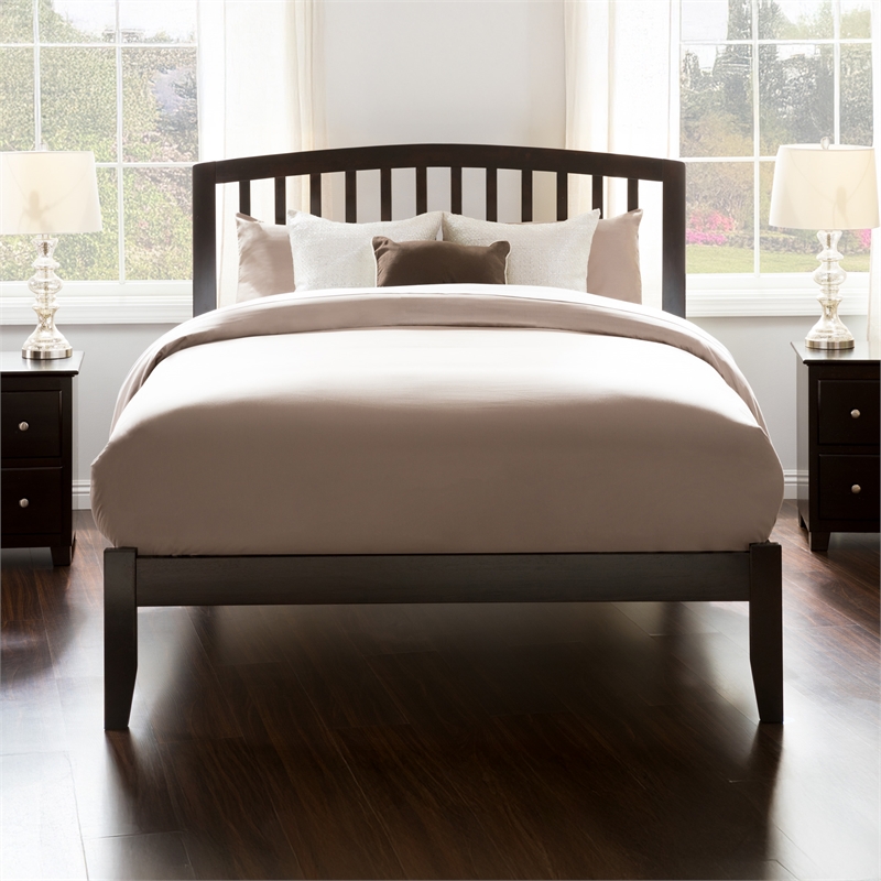 Richmond Full Solid Wood Platform Bed in Espresso