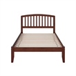 Richmond Full Solid Wood Platform Bed in Walnut