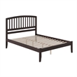 Richmond Queen Solid Wood Platform Bed in Espresso