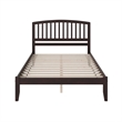 Richmond Queen Solid Wood Platform Bed in Espresso