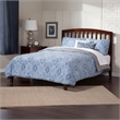 Richmond Queen Solid Wood Platform Bed in Walnut
