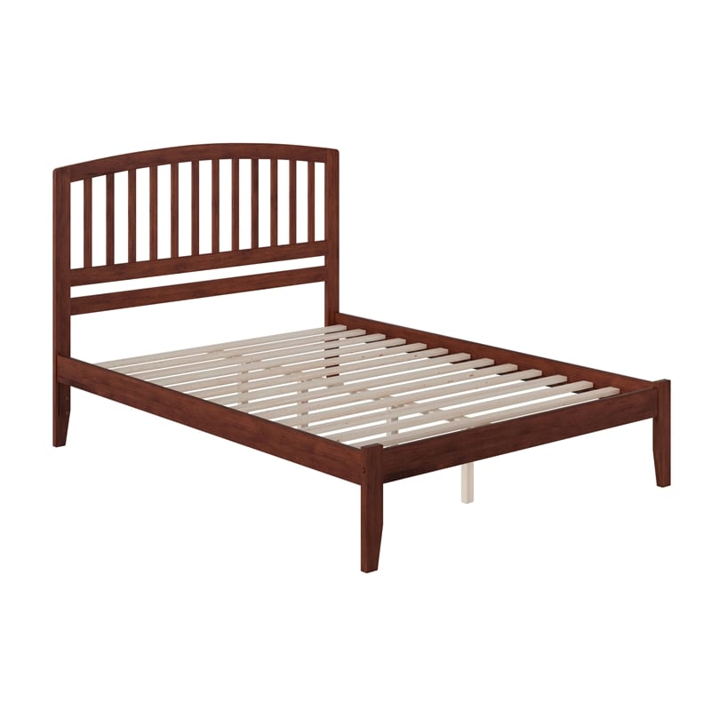 Richmond Queen Solid Wood Platform Bed in Walnut