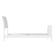 AFI Portland Twin XL Wood Foundation Bed Frame with Matching Footboard White