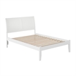 Portland Full Solid Wood Platform Bed in White