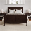 AFI Portland Full Wood Foundation Bed Frame with Matching Footboard Espresso