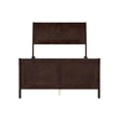 AFI Portland Full Wood Foundation Bed Frame with Matching Footboard Espresso