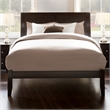 Portland Queen Solid Wood Platform Bed in Espresso