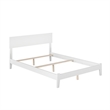 Orlando Full Solid Wood Foundation Bed in White
