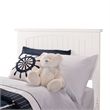 Nantucket Twin Solid Wood Foundation Bed in White